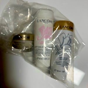 Lancome cleanser moisturizer eye cream